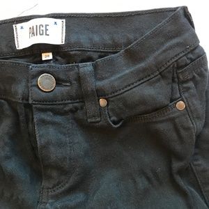 Black Paige Skinny Stretchy Jeans